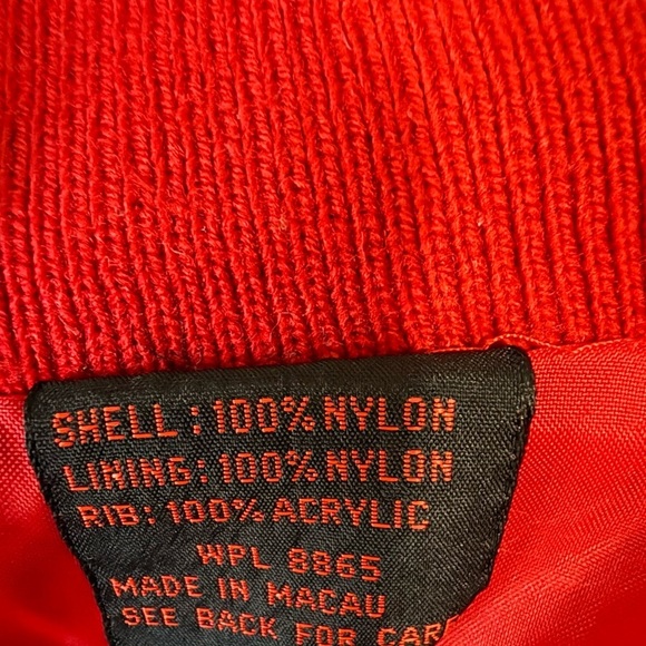 Vintage Upstream Racing jacket. Nylon red with cart patch- fits like medium - Picture 8 of 8